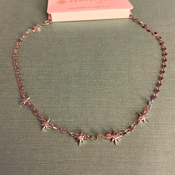 Kendra Scott - Nova Chain Necklace - Silver NWT - Picture 2 of 8